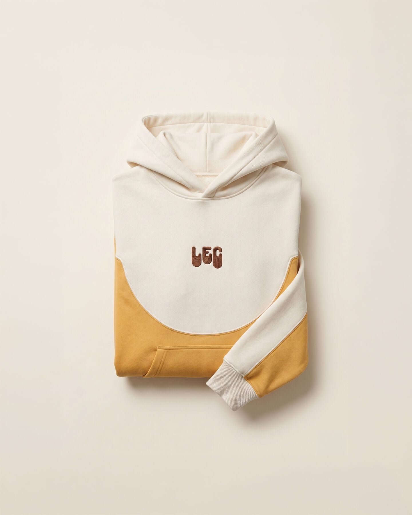 FOLDED · CREAM / MUSTARD