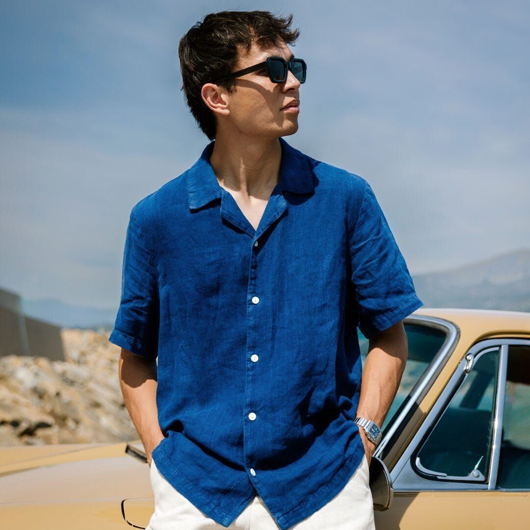 LINEN CAMP · INDIGO