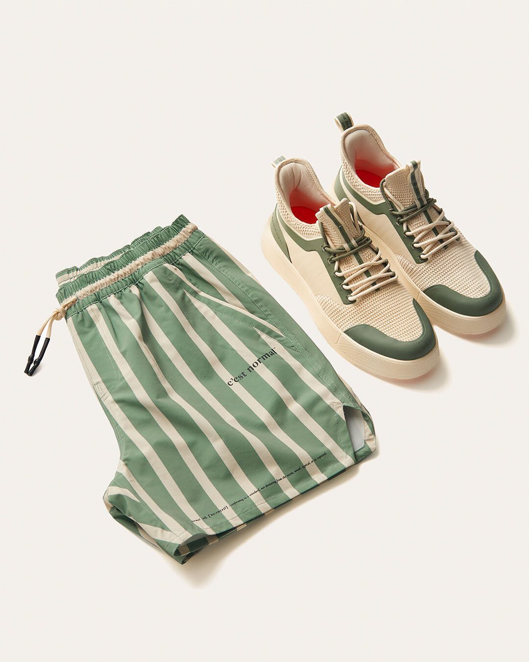 CREAM · PINE SHORTS · FLAT