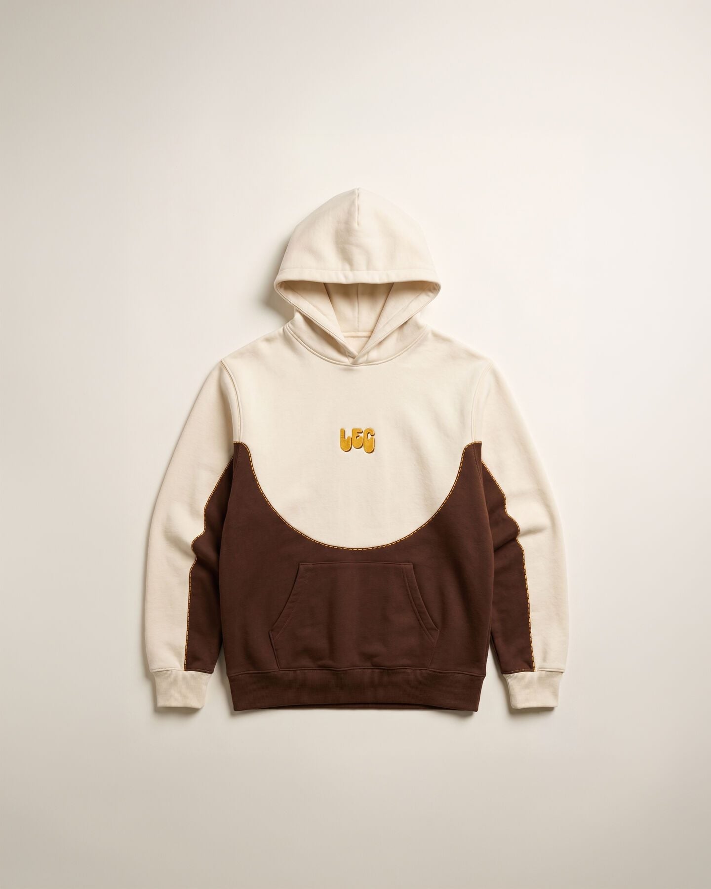 FLAT · CREAM / BROWN